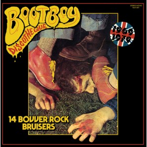 V.A. 'Bootboy Discotheque - 14 Bovver Rock Bruisers 1969-1979' LP  clear vnyl
