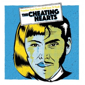Cheating Hearts 's/t'  7" ltd. pale blue vinyl 