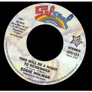 Holman, Eddie 'This Will Be A Night To Remember' + 'Ten Percent'  7"