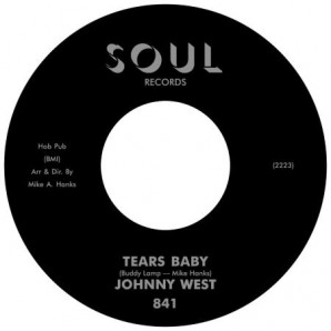 West, Johnny 'It Ain’t Love' + 'Tears Baby'  7"