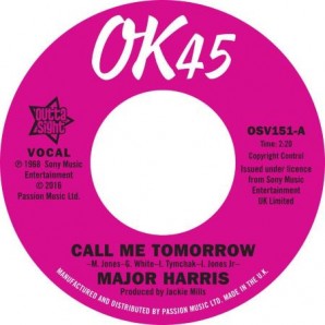 Major Harris 'Call Me Tomorrow' + Walter Jackson 'Where Have All The Flowers Gone'  7"