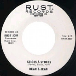 Dean & Jean 'Sticks & Stones' + 'In My Way'  7"