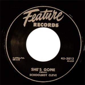 Schoolboy Cleve 'She's Gone' + 'Strange Letter Blues'  7"