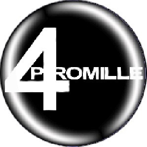 Button '4 Promille - Logo black'