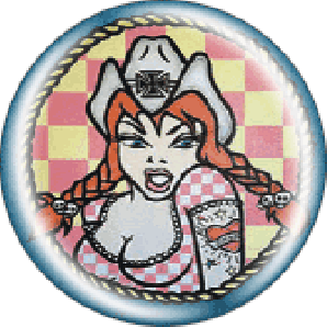 Button 'Cowgirl 1'