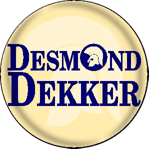 Button 'Desmond Dekker - blue' *Ska*