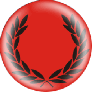 Button 'Lorbeerkranz - Logo'
