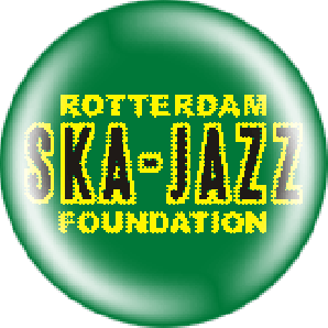 Button 'Rotterdam Ska Jazz Foundation - green' *Ska*