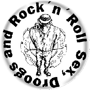 Button 'Sex, Droogs & Rock`n`Roll'