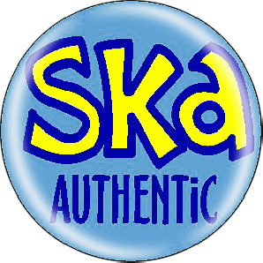 Button 'Ska Authentic - yellow' *Ska*