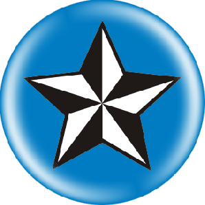 button 'Star - blue'