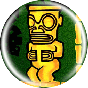 Button 'Tiki Man'