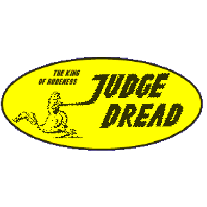 PVC sticker 'Judge Dread'