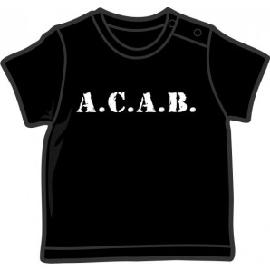 Baby Shirt 'A.C.A.B.'5 sizes