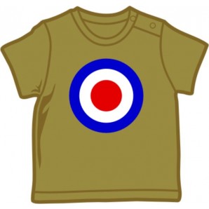 Baby Shirt 'Mod Style - Target' olive, 5 sizes