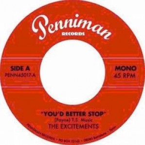 Excitements 'You’d Better Stop' + 'From Now On'  7"