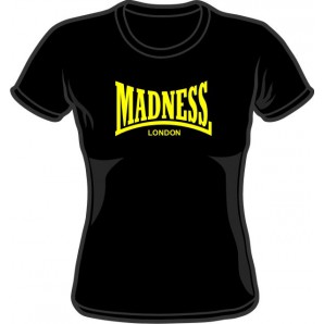 Girlie Shirt 'Madness' black, all sizes