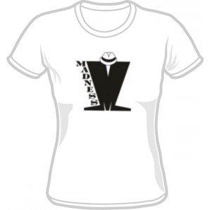 T-Shirt 'Madness' Logo black on white, all sizes