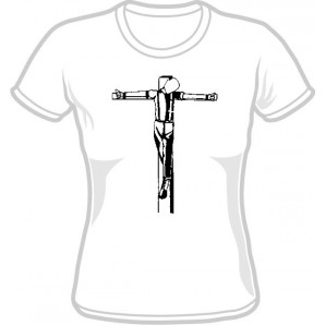 Girlie Shirt 'Crucified' - all sizes