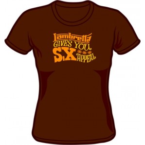 girlie shirt 'Lambretta - Gives You SX Appeal' sizes small, medium, large