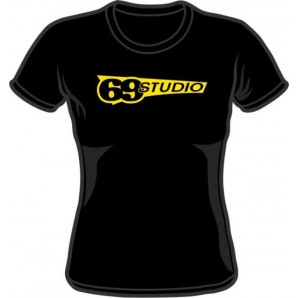 Girlie Shirt 'Studio 69' black, all sizes