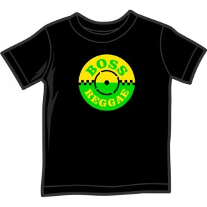 Kids Shirt 'Boss Reggae' black, 5 sizes