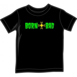 Kids Shirt 'Born Bad' black, 5 sizes