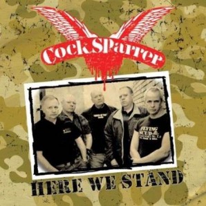 Cock Sparrer 'Here We Stand'  LP clear/red 'ghostly style' vinyl