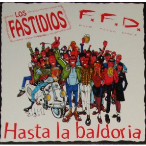 Los Fastidios / F.F.D. 'Hasta La Baldoria' LP red vinyl