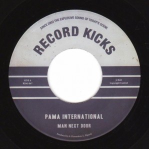 Pama International 'Man Next Door' + 'Austerity Ska' 7" clear vinyl