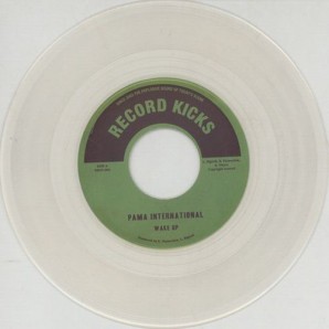 Pama International 'Wake Up' + 'I Cried Till I Stopped' 7" clear vinyl