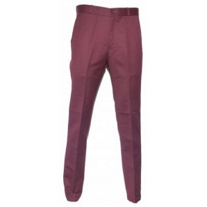 Relco Staypress Trousers Burgundy, sizes 32, 34, 38