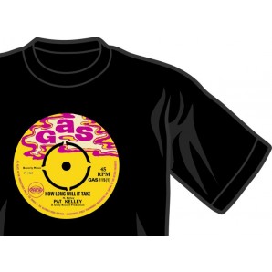T-Shirt 'Gas Records - Pat Kelly' black all sizes