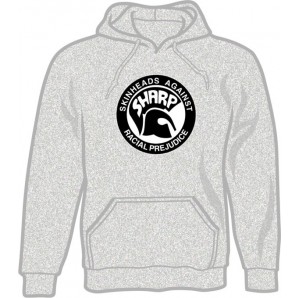 hooded jumper 'SHARP' grey, all sizes S - 3XL