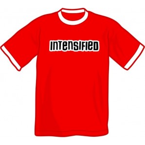 T-Shirt 'Intensified - ringer shirt' all sizes