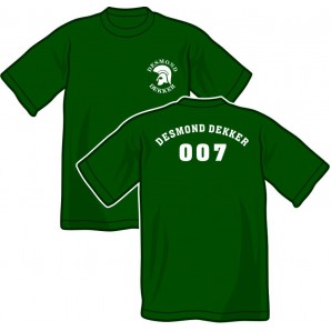 T-shirt 'Desmond Dekker - 007' all sizes green