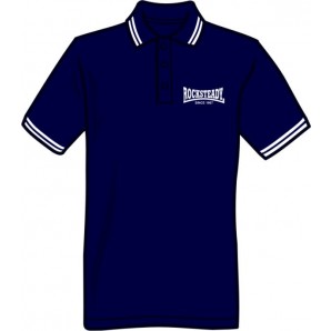 Polo Shirt 'Rocksteady Since1967' navy blue, all sizes