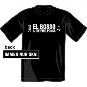 T-Shirt 'El Bosso & Die Ping Pongs' all sizes black