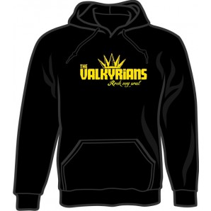 hooded jumper 'Valkyrians' black - sizes S - 3XL
