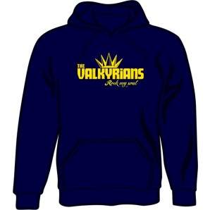 hooded jumper 'Valkyrians' navy, sizes S - XXL