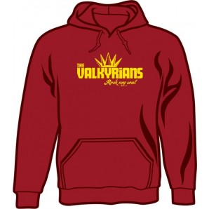 hooded jumper 'Valkyrians' burgundy, sizes S - XXL