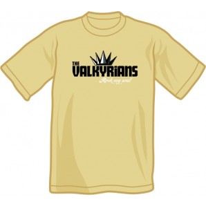 T-Shirt 'Valkyrians' sand, sizes S, XL, XXL