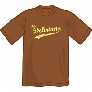 T-Shirt 'Delirians' chestnut brown - sizes S - XXL
