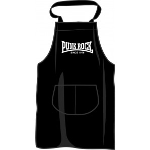 BBQ apron 'Punkrock - since 1976', black