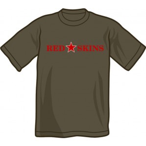 T-Shirt 'Redskins' all sizes grey