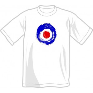 T-Shirt 'Brushed Target' white, all sizes