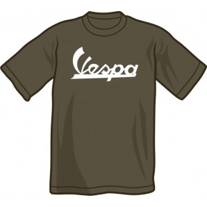 T-Shirt 'Vespa - vintage Logo' charcoal, all sizes