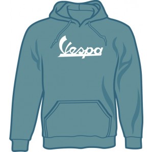 hooded jumper 'Vespa steel blue' all sizes