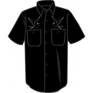 Workshirt 'Swallows' sizes small, large