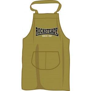 BBQ apron 'Rocksteady Since 1967', olive green